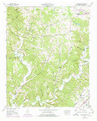 Long Branch Tennessee Historical topographic map, 1:24000 scale, 7.5 X 7.5 Minute, Year 1951