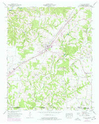 Loretto Tennessee Historical topographic map, 1:24000 scale, 7.5 X 7.5 Minute, Year 1950