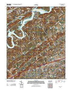 Lovell Tennessee Historical topographic map, 1:24000 scale, 7.5 X 7.5 Minute, Year 2010