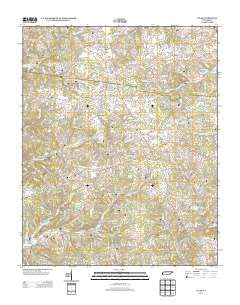 Lyles Tennessee Historical topographic map, 1:24000 scale, 7.5 X 7.5 Minute, Year 2013
