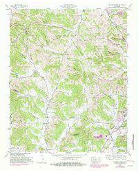 Lynchburg West Tennessee Historical topographic map, 1:24000 scale, 7.5 X 7.5 Minute, Year 1949