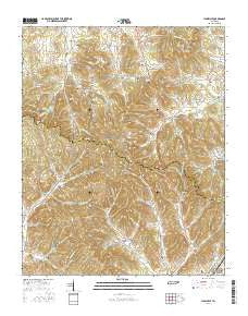 Lynnville Tennessee Current topographic map, 1:24000 scale, 7.5 X 7.5 Minute, Year 2016