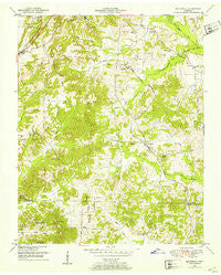 Mansfield Tennessee Historical topographic map, 1:24000 scale, 7.5 X 7.5 Minute, Year 1950