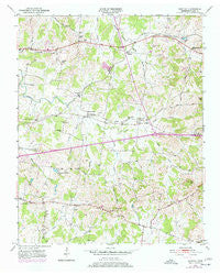 Martha Tennessee Historical topographic map, 1:24000 scale, 7.5 X 7.5 Minute, Year 1951