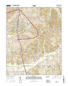 Martin Tennessee Current topographic map, 1:24000 scale, 7.5 X 7.5 Minute, Year 2016