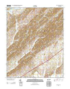 McCloud Tennessee Historical topographic map, 1:24000 scale, 7.5 X 7.5 Minute, Year 2013