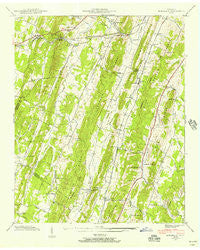 Mc Donald Tennessee Historical topographic map, 1:24000 scale, 7.5 X 7.5 Minute, Year 1940