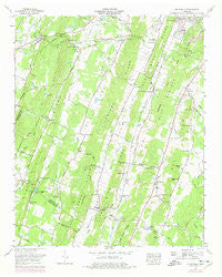 Mc Donald Tennessee Historical topographic map, 1:24000 scale, 7.5 X 7.5 Minute, Year 1967