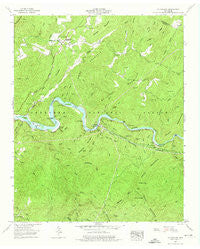 Mc Farland Tennessee Historical topographic map, 1:24000 scale, 7.5 X 7.5 Minute, Year 1957