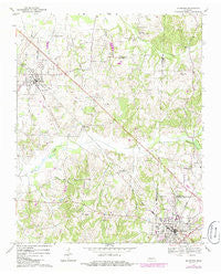 Mc Kenzie Tennessee Historical topographic map, 1:24000 scale, 7.5 X 7.5 Minute, Year 1967