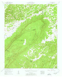 Mecca Tennessee Historical topographic map, 1:24000 scale, 7.5 X 7.5 Minute, Year 1957
