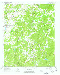 Medon Tennessee Historical topographic map, 1:24000 scale, 7.5 X 7.5 Minute, Year 1961