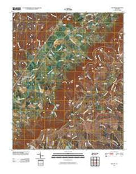 Melvine Tennessee Historical topographic map, 1:24000 scale, 7.5 X 7.5 Minute, Year 2010