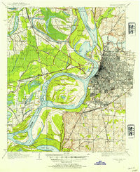 Memphis Tennessee Historical topographic map, 1:62500 scale, 15 X 15 Minute, Year 1916