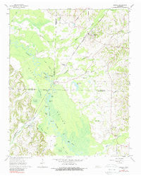 Mercer Tennessee Historical topographic map, 1:24000 scale, 7.5 X 7.5 Minute, Year 1961