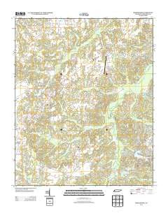 Middleburg Tennessee Historical topographic map, 1:24000 scale, 7.5 X 7.5 Minute, Year 2013