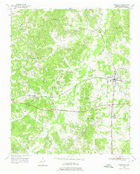 Middleton Tennessee Historical topographic map, 1:24000 scale, 7.5 X 7.5 Minute, Year 1950