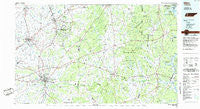 Milan Tennessee Historical topographic map, 1:100000 scale, 30 X 60 Minute, Year 1986