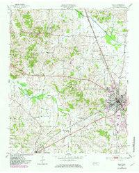 Milan Tennessee Historical topographic map, 1:24000 scale, 7.5 X 7.5 Minute, Year 1952