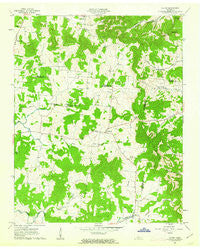 Milton Tennessee Historical topographic map, 1:24000 scale, 7.5 X 7.5 Minute, Year 1962