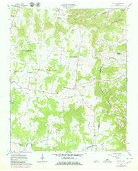 Milton Tennessee Historical topographic map, 1:24000 scale, 7.5 X 7.5 Minute, Year 1962