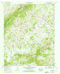 Mohawk Tennessee Historical topographic map, 1:24000 scale, 7.5 X 7.5 Minute, Year 1939