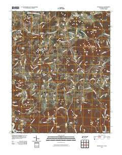 Moodyville Tennessee Historical topographic map, 1:24000 scale, 7.5 X 7.5 Minute, Year 2010