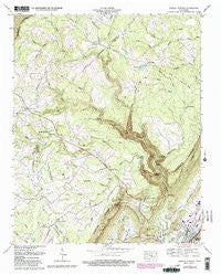 Morgan Springs Tennessee Historical topographic map, 1:24000 scale, 7.5 X 7.5 Minute, Year 1972