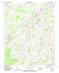 Morrison Tennessee Historical topographic map, 1:24000 scale, 7.5 X 7.5 Minute, Year 1956