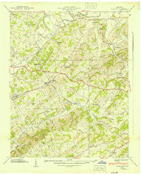 Mosheim Tennessee Historical topographic map, 1:24000 scale, 7.5 X 7.5 Minute, Year 1939