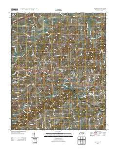 Mosheim Tennessee Historical topographic map, 1:24000 scale, 7.5 X 7.5 Minute, Year 2013