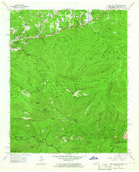 Mount Le Conte Tennessee Historical topographic map, 1:24000 scale, 7.5 X 7.5 Minute, Year 1964