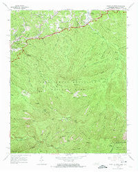 Mount Le Conte Tennessee Historical topographic map, 1:24000 scale, 7.5 X 7.5 Minute, Year 1964