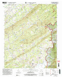 Mount Vernon Tennessee Historical topographic map, 1:24000 scale, 7.5 X 7.5 Minute, Year 2003