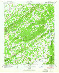 Mount Vernon Tennessee Historical topographic map, 1:24000 scale, 7.5 X 7.5 Minute, Year 1946