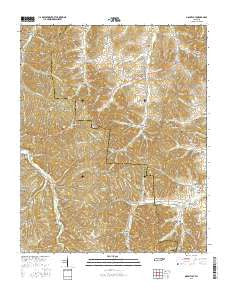 Mount Joy Tennessee Current topographic map, 1:24000 scale, 7.5 X 7.5 Minute, Year 2016