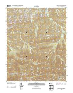 Mount Le Conte Tennessee Historical topographic map, 1:24000 scale, 7.5 X 7.5 Minute, Year 2013