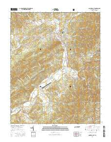 Mountain City Tennessee Current topographic map, 1:24000 scale, 7.5 X 7.5 Minute, Year 2016