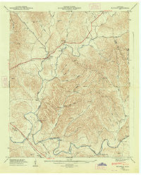 Mulberry Tennessee Historical topographic map, 1:24000 scale, 7.5 X 7.5 Minute, Year 1947