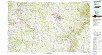 Murfreesboro Tennessee Historical topographic map, 1:100000 scale, 30 X 60 Minute, Year 1985