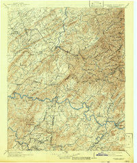 Murphy Tennessee Historical topographic map, 1:125000 scale, 30 X 30 Minute, Year 1914