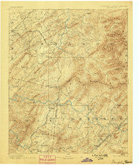 Murphy Tennessee Historical topographic map, 1:125000 scale, 30 X 30 Minute, Year 1893