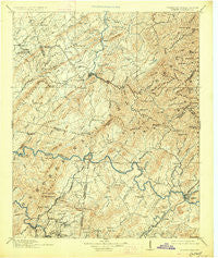 Murphy Tennessee Historical topographic map, 1:125000 scale, 30 X 30 Minute, Year 1914