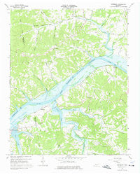 Needmore Tennessee Historical topographic map, 1:24000 scale, 7.5 X 7.5 Minute, Year 1965