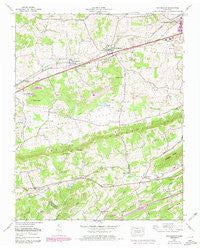New Market Tennessee Historical topographic map, 1:24000 scale, 7.5 X 7.5 Minute, Year 1961