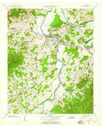 Newport Tennessee Historical topographic map, 1:24000 scale, 7.5 X 7.5 Minute, Year 1940