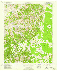 Noah Tennessee Historical topographic map, 1:24000 scale, 7.5 X 7.5 Minute, Year 1956