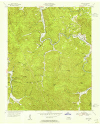 Norma Tennessee Historical topographic map, 1:24000 scale, 7.5 X 7.5 Minute, Year 1954
