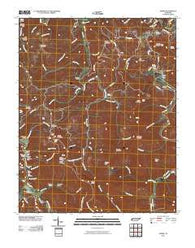 Norma Tennessee Historical topographic map, 1:24000 scale, 7.5 X 7.5 Minute, Year 2010
