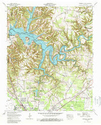 Normandy Lake Tennessee Historical topographic map, 1:24000 scale, 7.5 X 7.5 Minute, Year 1976